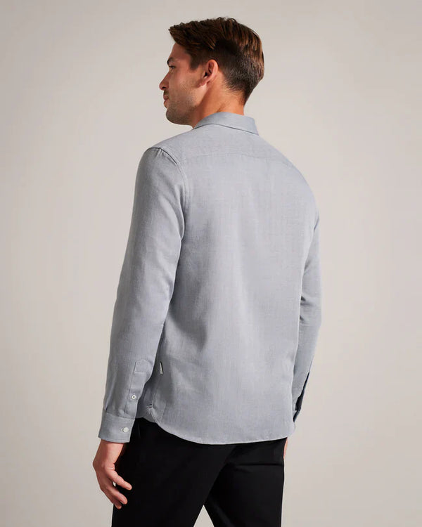 CROTONE-Shirts-LS Herringbone Shirt- Ted Baker Romania